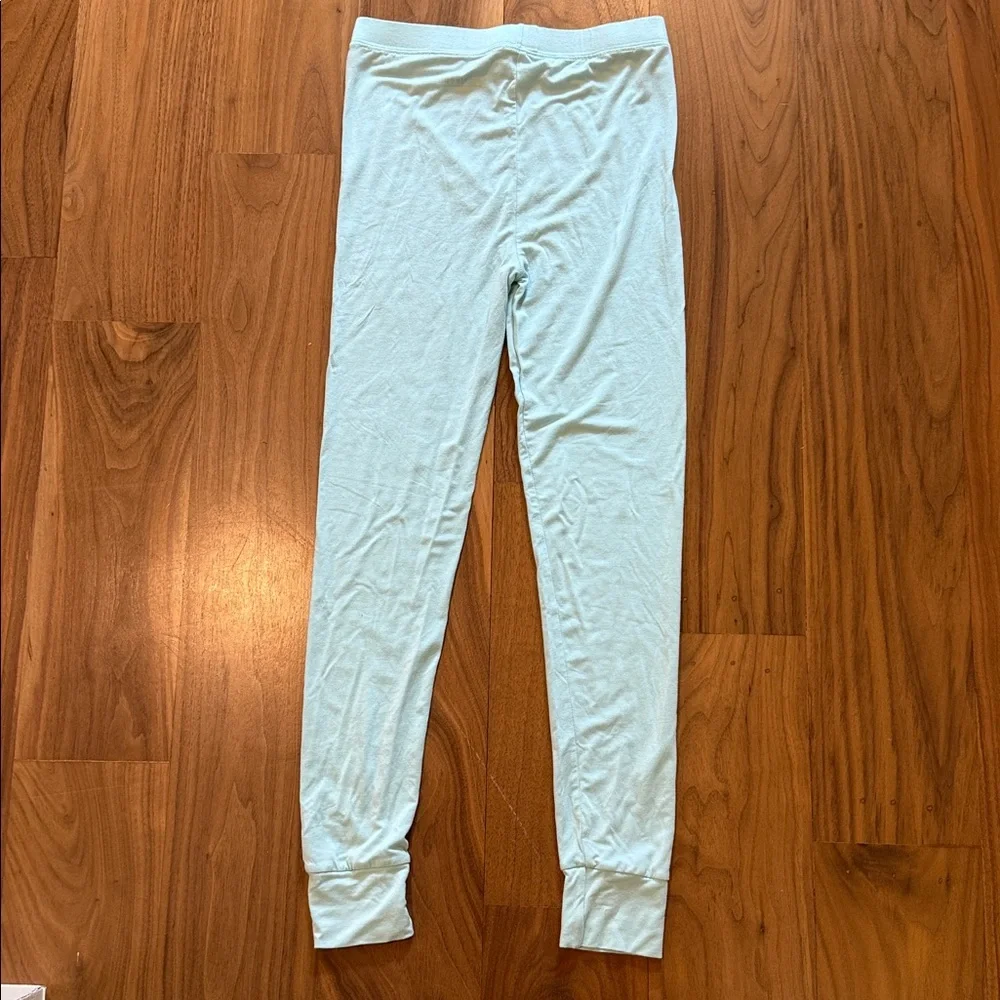Little Sleepies Aquamarine Light Blue Two-Piece Pajama Set size 9/10